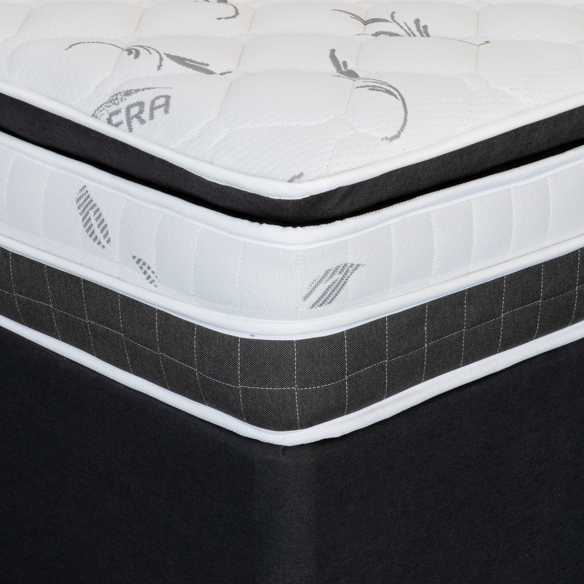 Close-up of the ChiroPaedic mattress finish