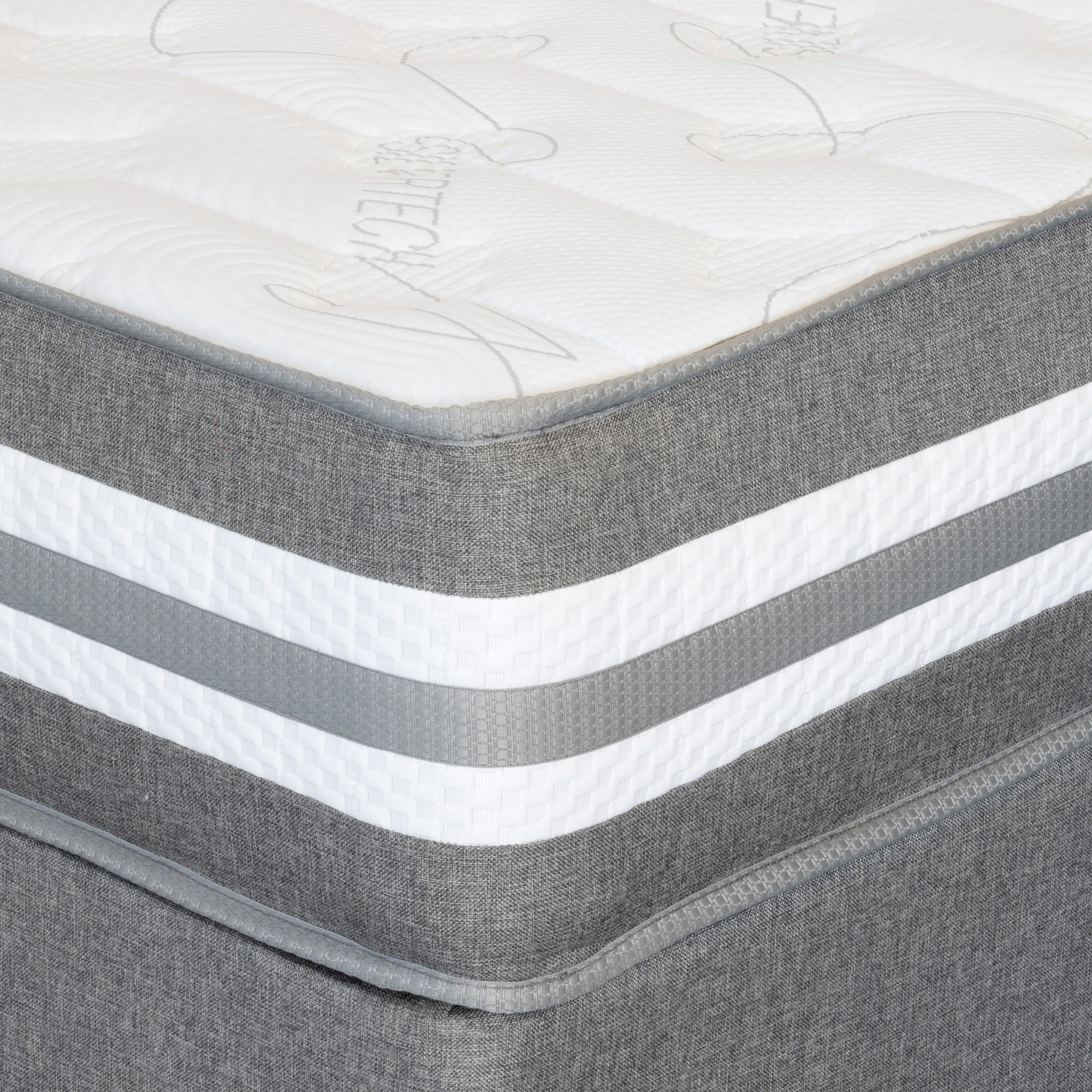 Close-up of the RestoPaedic mattress finish